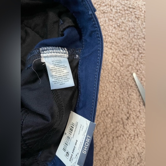 Women's ST JOHN's BAY American Navy short Mid-Rise - Picture 9 of 10